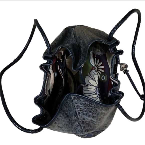 Brighton Faux Croc Hobo Bag - Picture 9 of 12